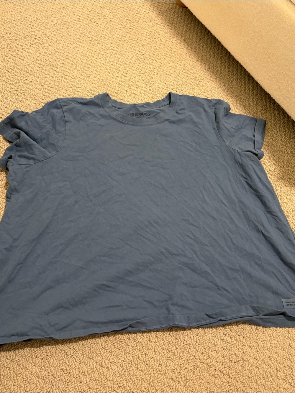 Life Is Good Dark Blue Women’s Crusher Tee Size XXXL